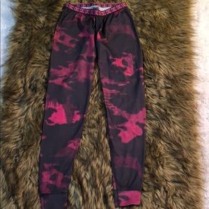 DC pink and black print snow Boarding Base layer
